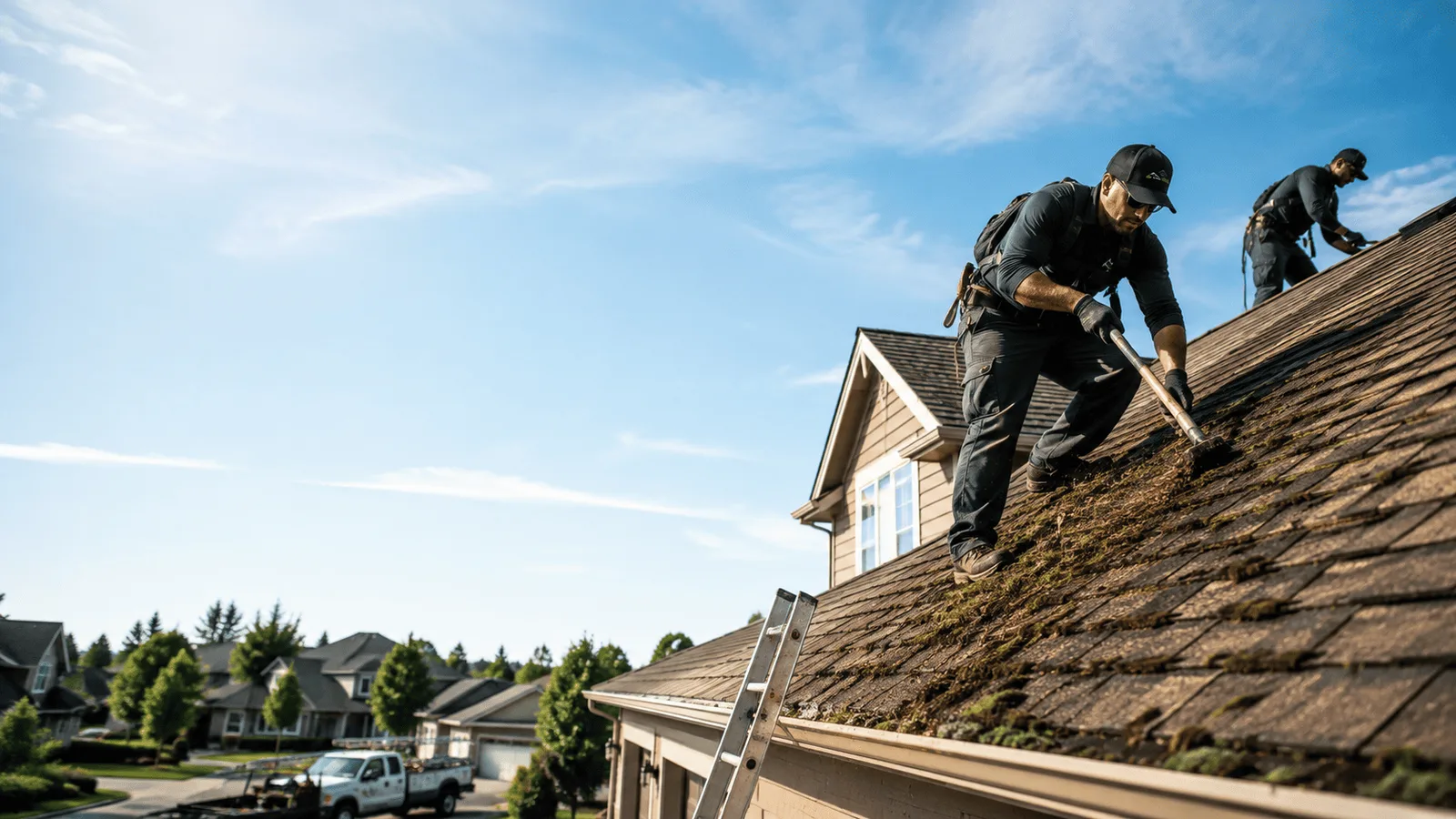 Roof Moss Removal in Slovan, PA near me